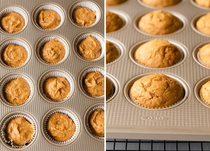 baked pumpkin cupcakes