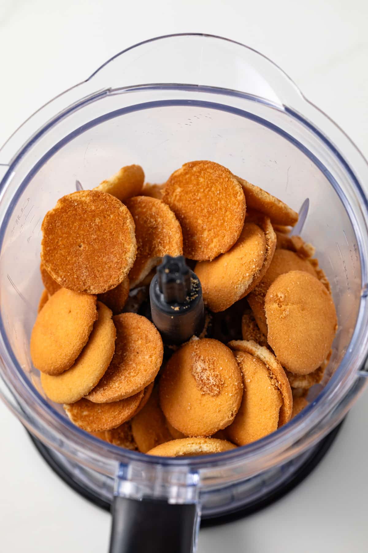 Nilla wafer cookies in a blender.