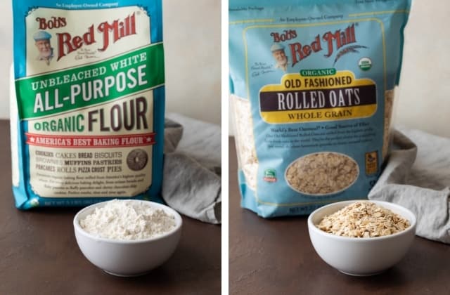 Bobs Red Mill All-Purpose Flour and Organic Regular Rolled Oats