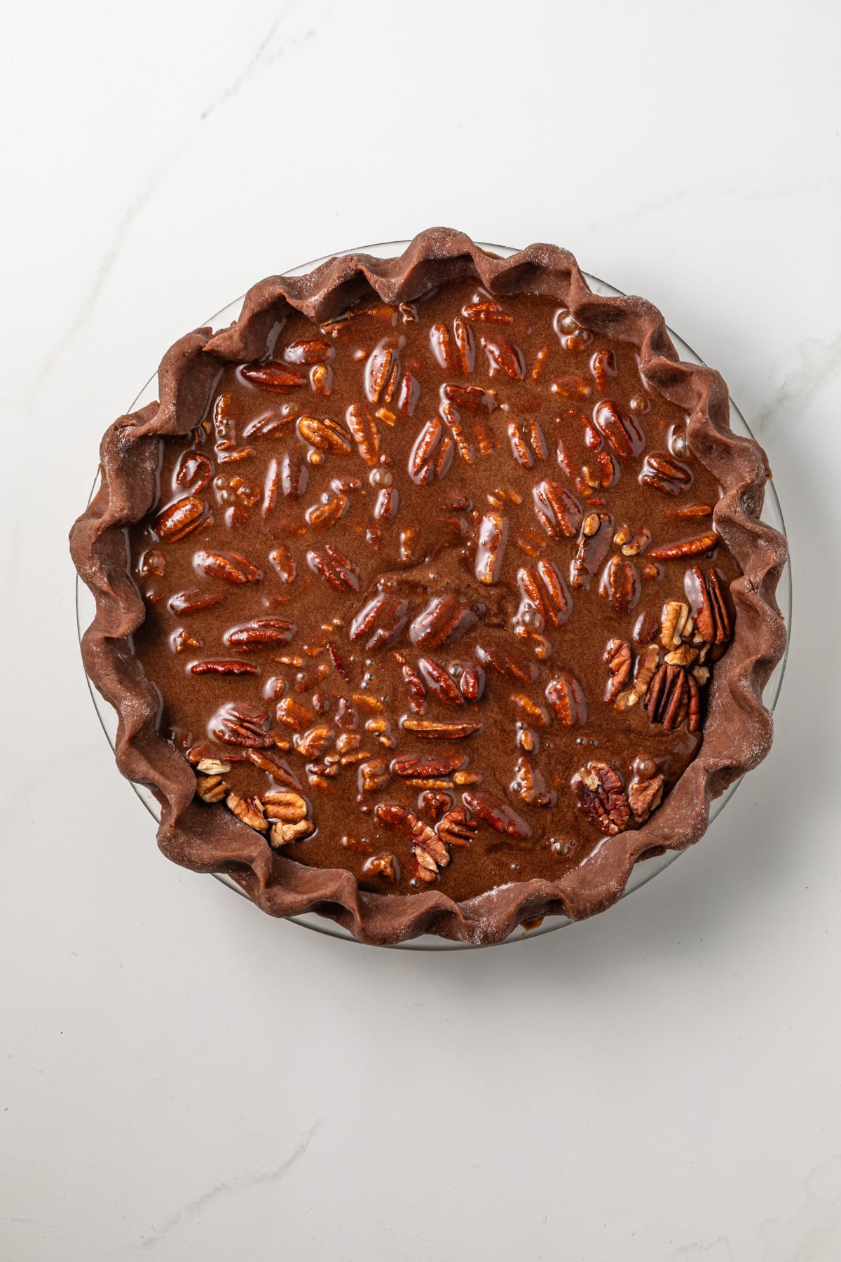Unbaked pie.