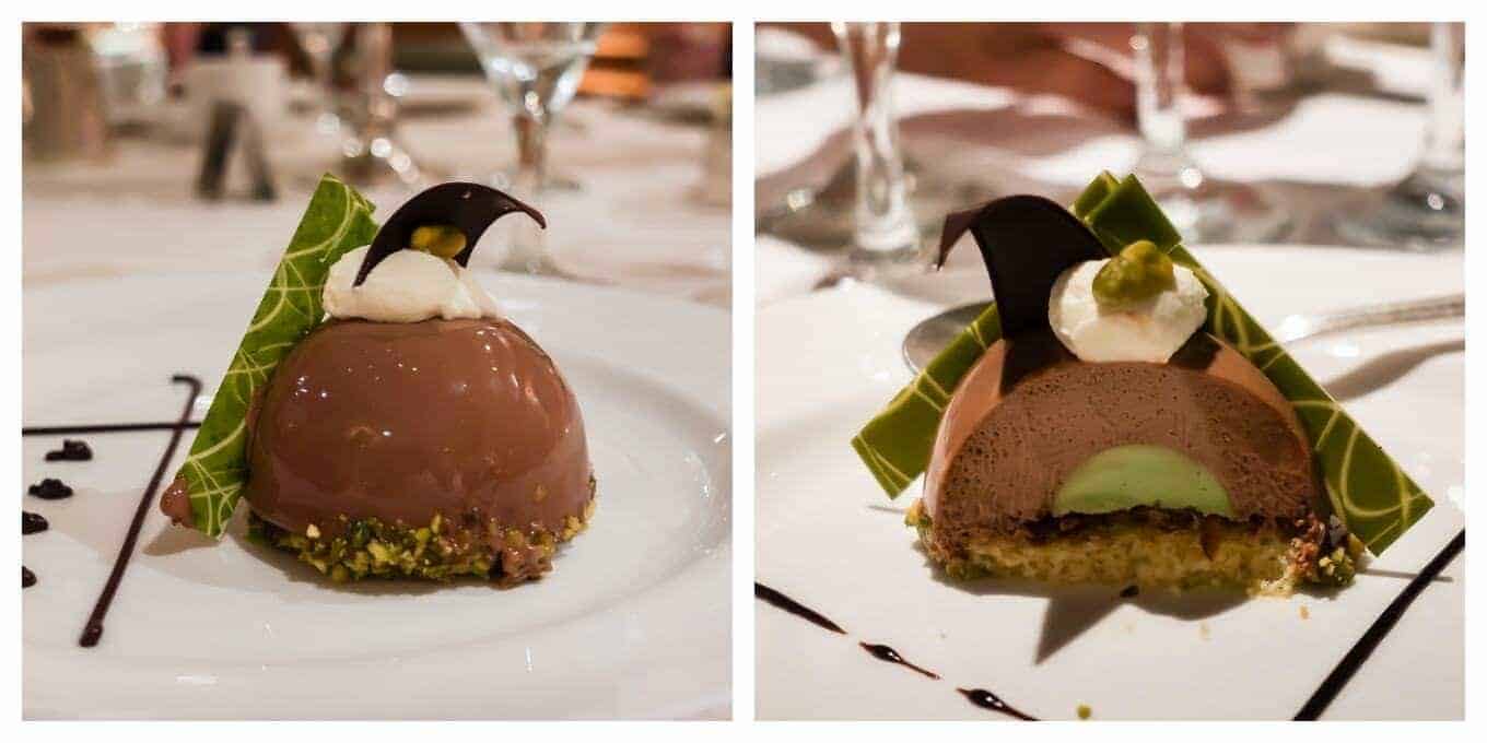 Chocolate Pistachio Dome from Princess Cruises