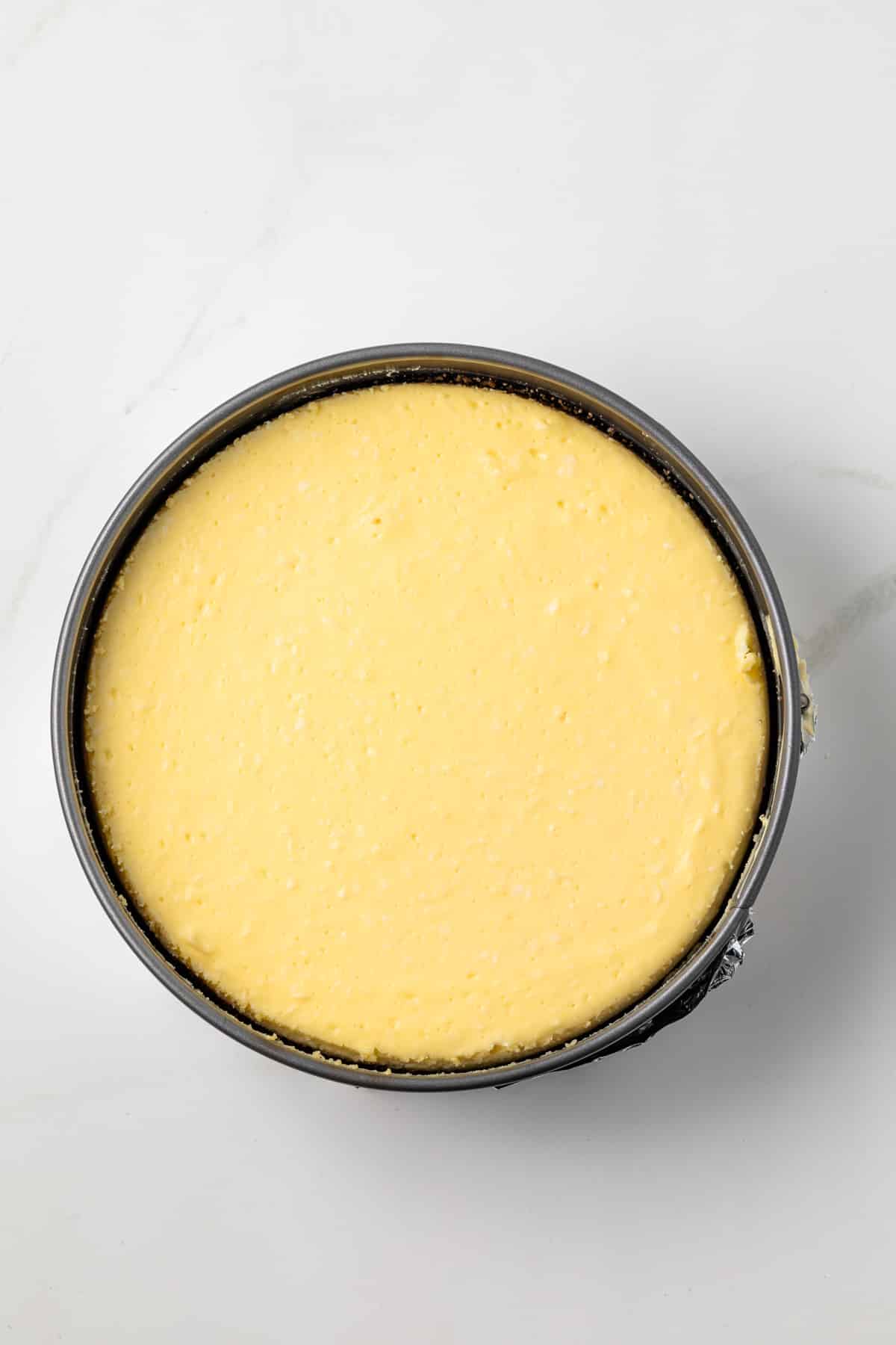 Baked cheesecake.