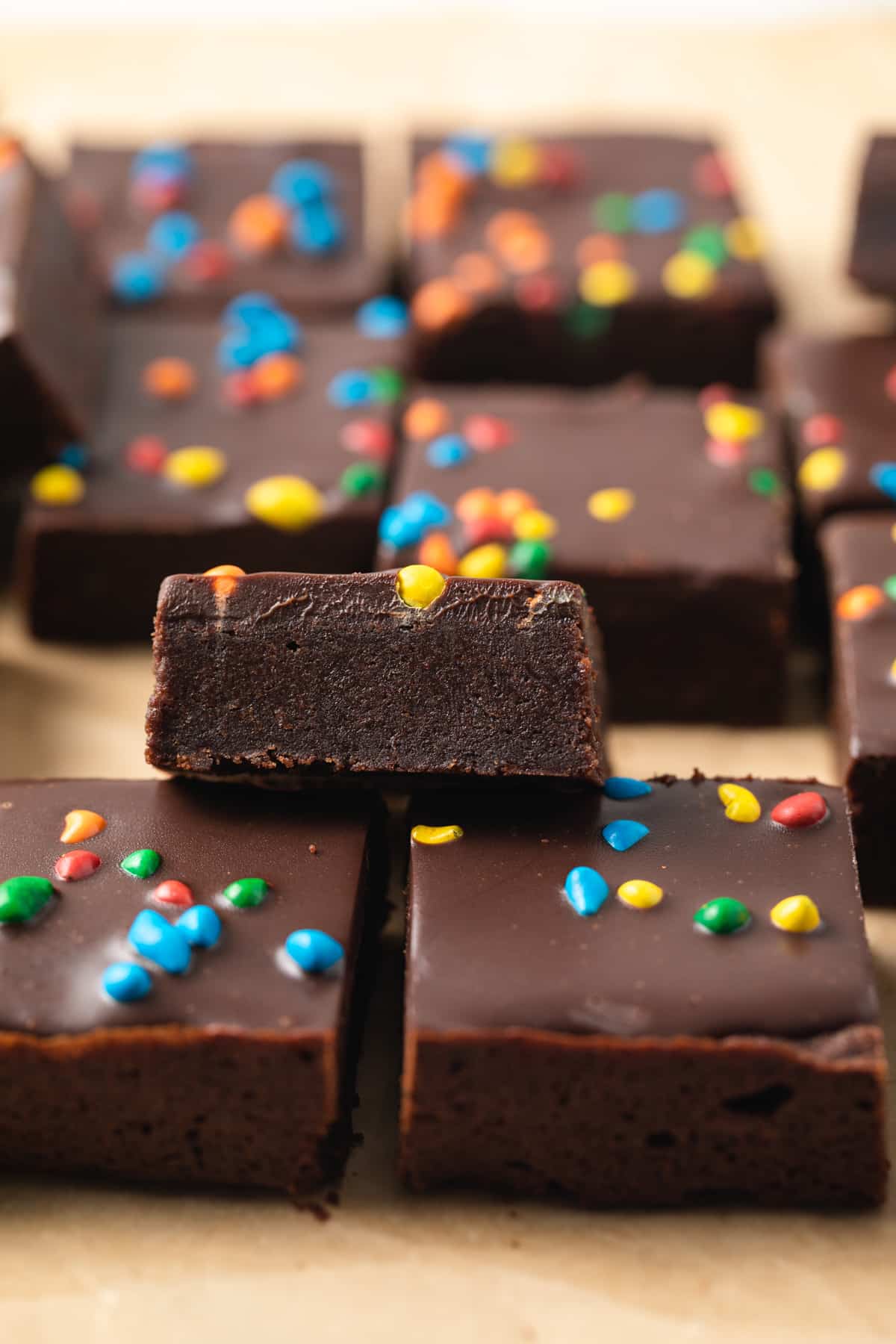 Side view of cosmic brownies.