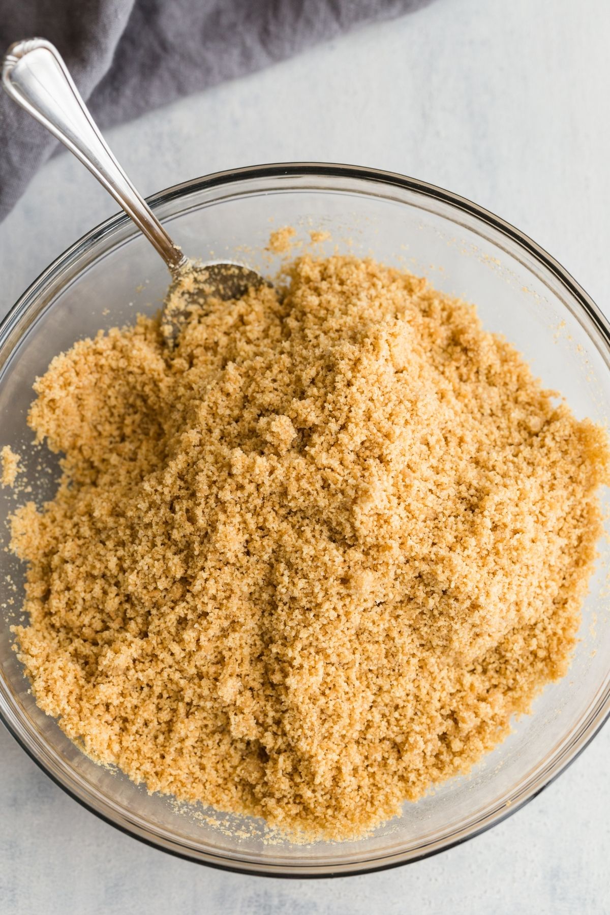 Graham cracker crumbs.