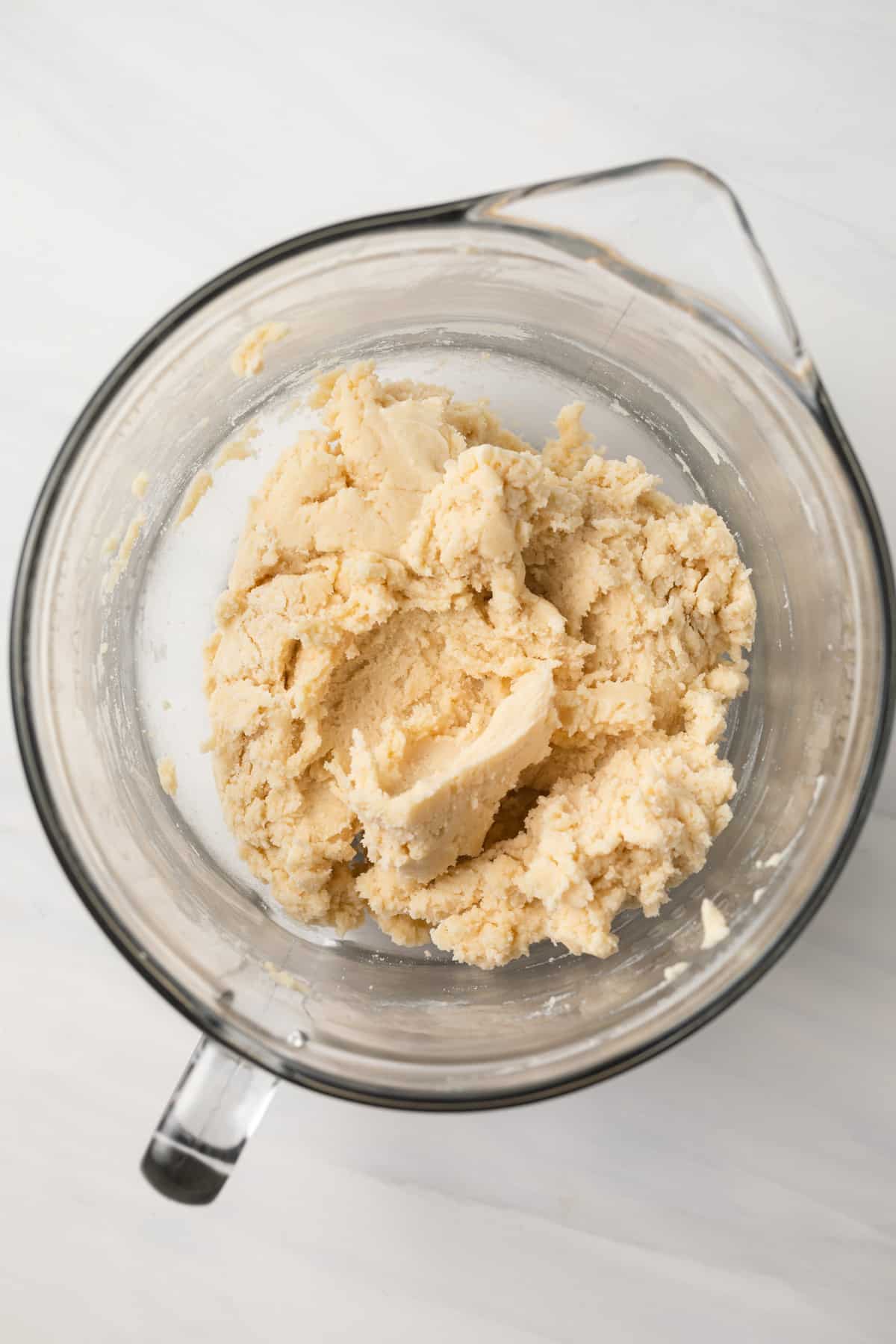 Russian tea cake dough without walnuts.