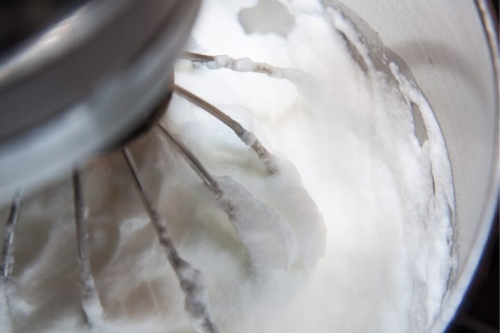 whipped egg whites